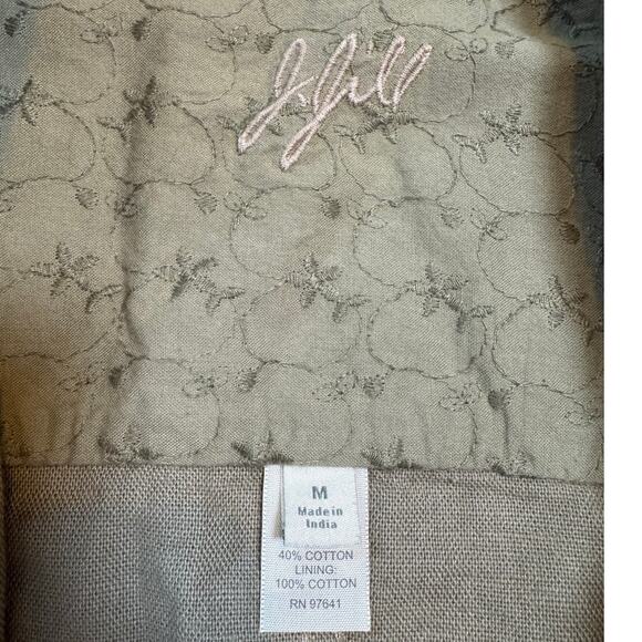 J. Jill Women's blazer, tan, Linen Blend size Medium, lightweight jacket - Picture 10 of 10